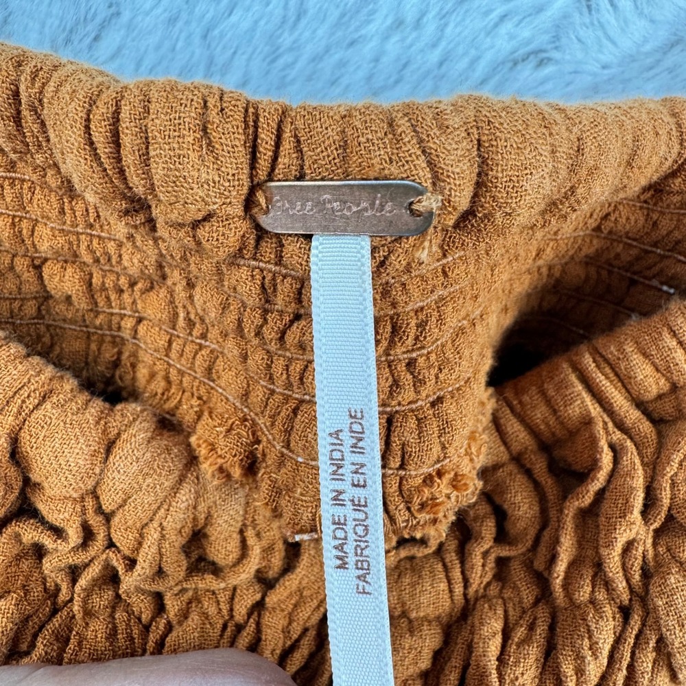 Free People Rust Brown Midi Dress - Picture 9 of 16